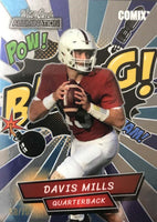Davis Mills 2021 Wild Card Alumination Comix Rookie Card #AC-8 #68/75 Made
