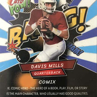 Davis Mills 2021 Wild Card Alumination Comix Rookie Card #AC-8 #68/75 Made