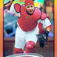 Yadier Molina 2012 Topps Chrome ORANGE REFRACTOR Version Card #97