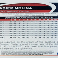 Yadier Molina 2012 Topps Chrome ORANGE REFRACTOR Version Card #97
