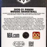 2020 2021 Panini MOSAIC NBA Basketball Series Sealed Hanger Box with EXLUSIVE Prizms