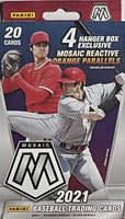 2021 Panini MOSAIC Baseball Series Factory Sealed HANGER Box with 4 Exclusive Orange Parallels
