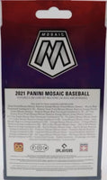 2021 Panini MOSAIC Baseball Series Factory Sealed HANGER Box with 4 Exclusive Orange Parallels
