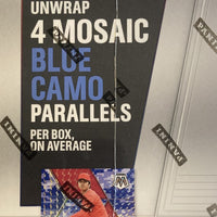 2021 Panini MOSAIC Baseball Series Factory Sealed Blaster Box with a Silver Prizm and Mosaic Parallel