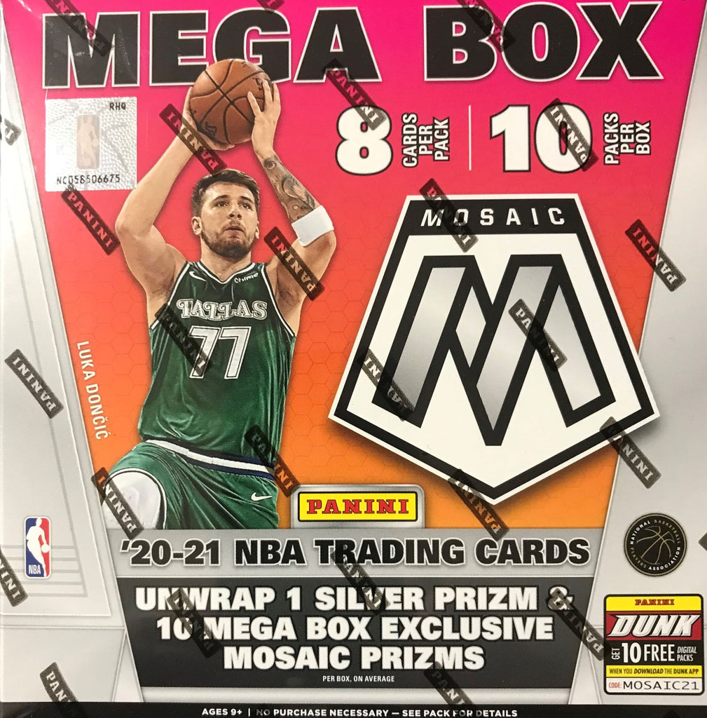 2020 2021 Panini MOSAIC NBA Basketball Series Sealed MEGA Box with