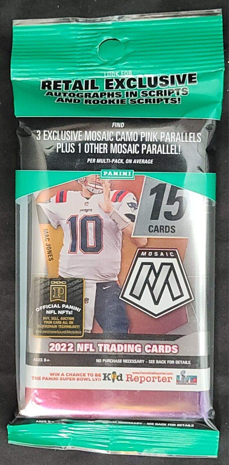 2023 NFL Panini Mosaic Football Trading Card Mega Box