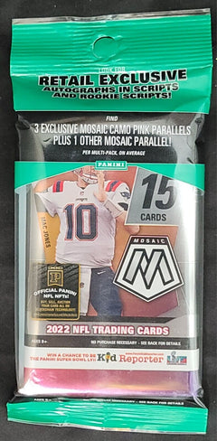 San Francisco 49ers 2022 MOSAIC FOOTBALL 20 CELLO PACKS