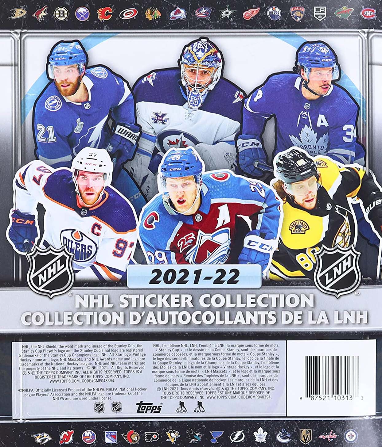 NHL Topps 2019-20 Hockey Sticker Collection Album