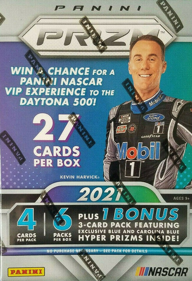 2021 Panini PRIZM Series NASCAR Blaster Box with EXCLUSIVE Blue Hyper Prizm Cards