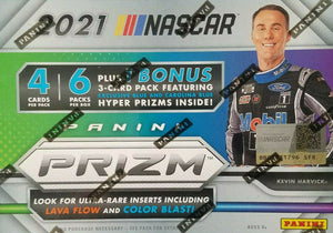 2021 Panini PRIZM Series NASCAR Blaster Box with EXCLUSIVE Blue Hyper Prizm Cards