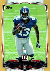 Odell Beckham 2014 Topps Mint Rookie Card #355 GOLD Version #1546 of 2014