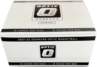 2021 2022 Donruss OPTIC NBA Basketball Cello 12 Pack Box with PRIZM Parallels
