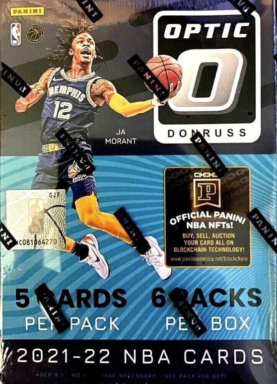 2021 2022 Panini Donruss Optic NBA Basketball Series Sealed Blaster Box