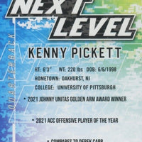 Kenny Pickett 2022 Sage Next Level Mint Rookie Year Card #84