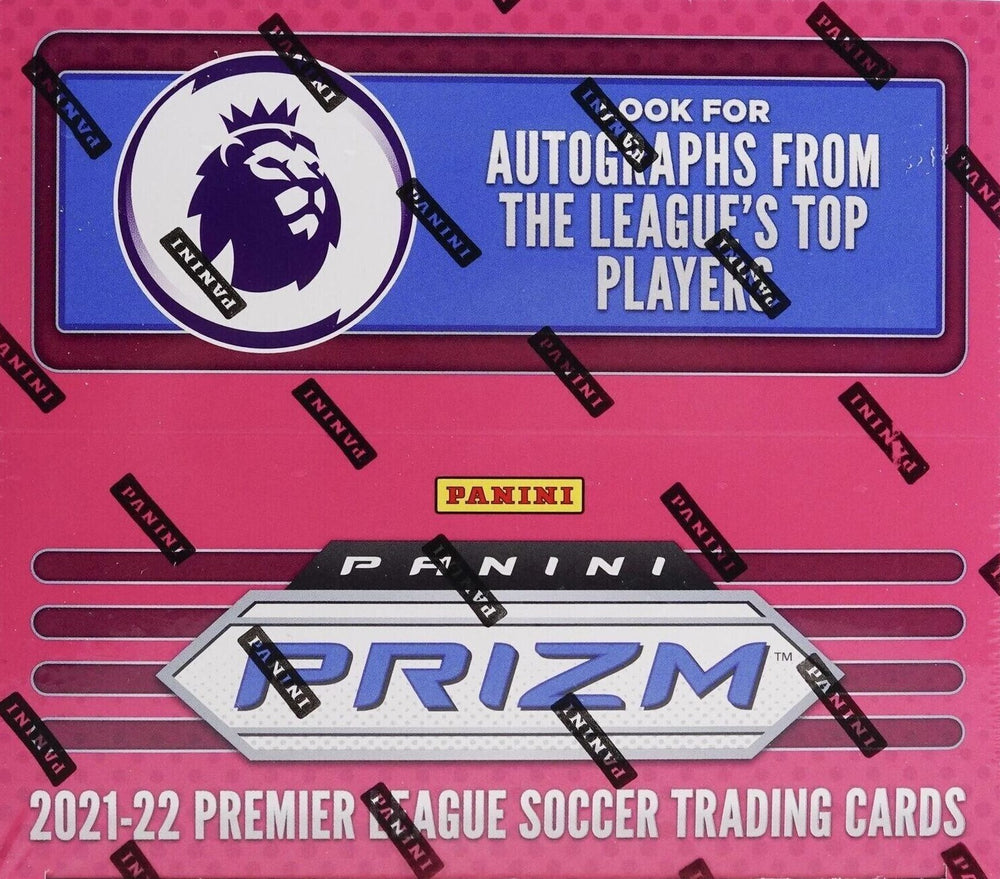 2021 2022 Panini Premier League PRIZM Soccer Factory Sealed RETAIL 24 Pack Box with 5 Prizms and Possible Ultra Rare Vigor Inserts