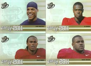 2011 Press Pass Football Class of 2011 Draft Picks Insert Set Featuring Cam Newton and Julio Jones Rookie Year Cards Plus