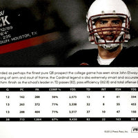 2012 Press Pass Football Series Set Loaded with Top Rookie Year Prospect Cards including Andrew Luck and Kirk Cousins PLUS