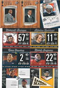 2011 Press Pass Football Complete Mint 105 Card Set with Colin Kaepernick and Cam Newton Rookies Plus Shortprints