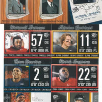 2011 Press Pass Football Complete Basic 100 Card Set with Colin Kaepernick and Cam Newton Rookies Plus