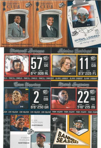 2011 Press Pass Football Complete Basic 100 Card Set with Colin Kaepernick and Cam Newton Rookies Plus
