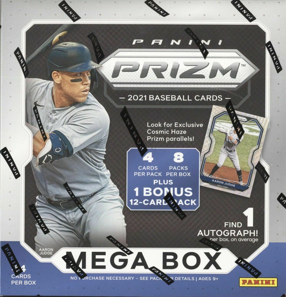 2021 Panini PRIZM Baseball Series Factory Sealed MEGA Box with One AUTOGRAPH per box