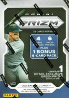 2021 Panini PRIZM Baseball Series Factory Sealed Blaster Box with possible EXCLUSIVE Green Prizms LIMIT 3 Boxes
