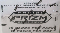 2021 Panini Prizm Collegiate Draft Picks Football Factory Sealed Cello Box (180 Cards)
