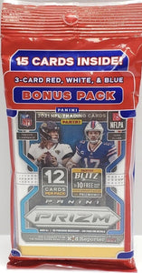 2021 Panini Prizm Football Factory Sealed Multi-Pack Cello Box (180 Cards)