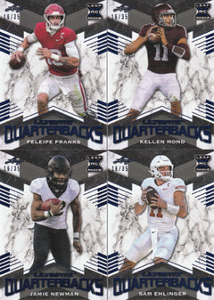 2021 Leaf Ultimate Quarterbacks RARE Blue Version Set Numbered of 35 M 2021 Leaf Ultimate Quarterbacks RARE Blue Version Set Numbered of 35 M
