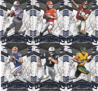 2021 Leaf Ultimate Quarterbacks RARE Blue Version Set Numbered of 35 Made featuring Lawrence, Fields, Jones PLUS
