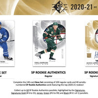 2020 2021 Upper Deck SP Hockey Series Blaster Box