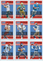 2015 Score Gridiron Heritage Insert Set with Stars and Hall of Famers
