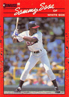 Sammy Sosa 1990 Donruss Rookie Card #489
