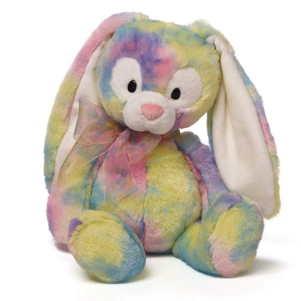 GUND Splatter Easter Color Patch Floppy Eared Bunny Rabbit Tie Dyed Plush