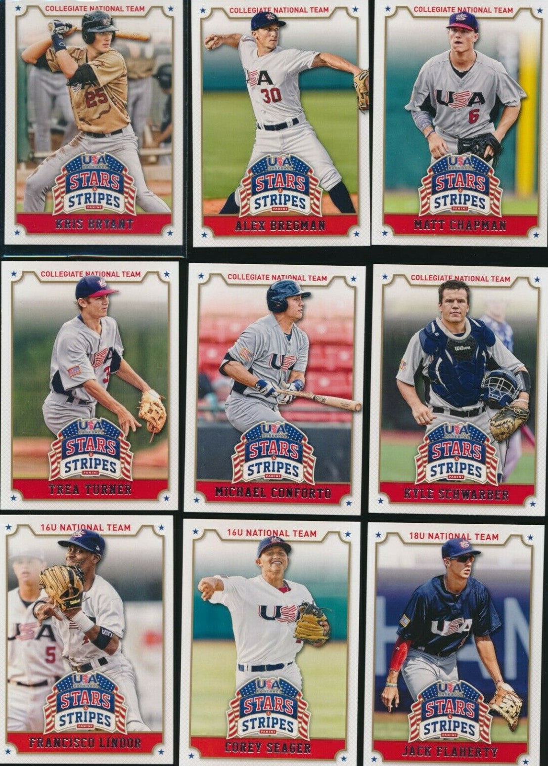  Alex Bregman 2015 USA Baseball Stars & Stripes