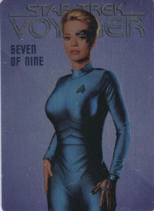 Women of Star Trek Arts Images Metal Case LIMITED EDITION Topper Card CT2 Seven of Nine