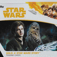 Topps STAR WARS SOLO Series Retail Box of 24 Packs Licensed by Disney