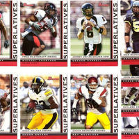 2009 Bowman Draft Football Superlatives Insert Set with Malcolm Jenkins and Brian Orakpo Plus