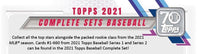 2021 Topps Baseball RETAIL Edition Factory Sealed Set with 5 EXCLUSIVE Rookie Variation Cards

