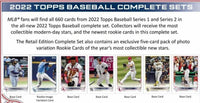 2022 Topps Baseball RETAIL Edition Factory Sealed Set with 5 EXCLUSIVE Rookie Variation Cards

