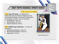 2021 Topps Baseball UPDATE Series 67 Card Hanger Box
