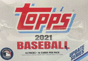 2021 Topps Baseball UPDATE Series Retail Box of 24 Packs