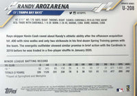 2020 Topps Traded Baseball Updates and Highlights Series Set featuring Randy Arozarena Rookie plus Stars and Hall of Famers
