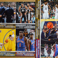 2012 2013 Panini Threads Talented Twosomes Insert Set with Kobe Bryant and Lebron James Plus