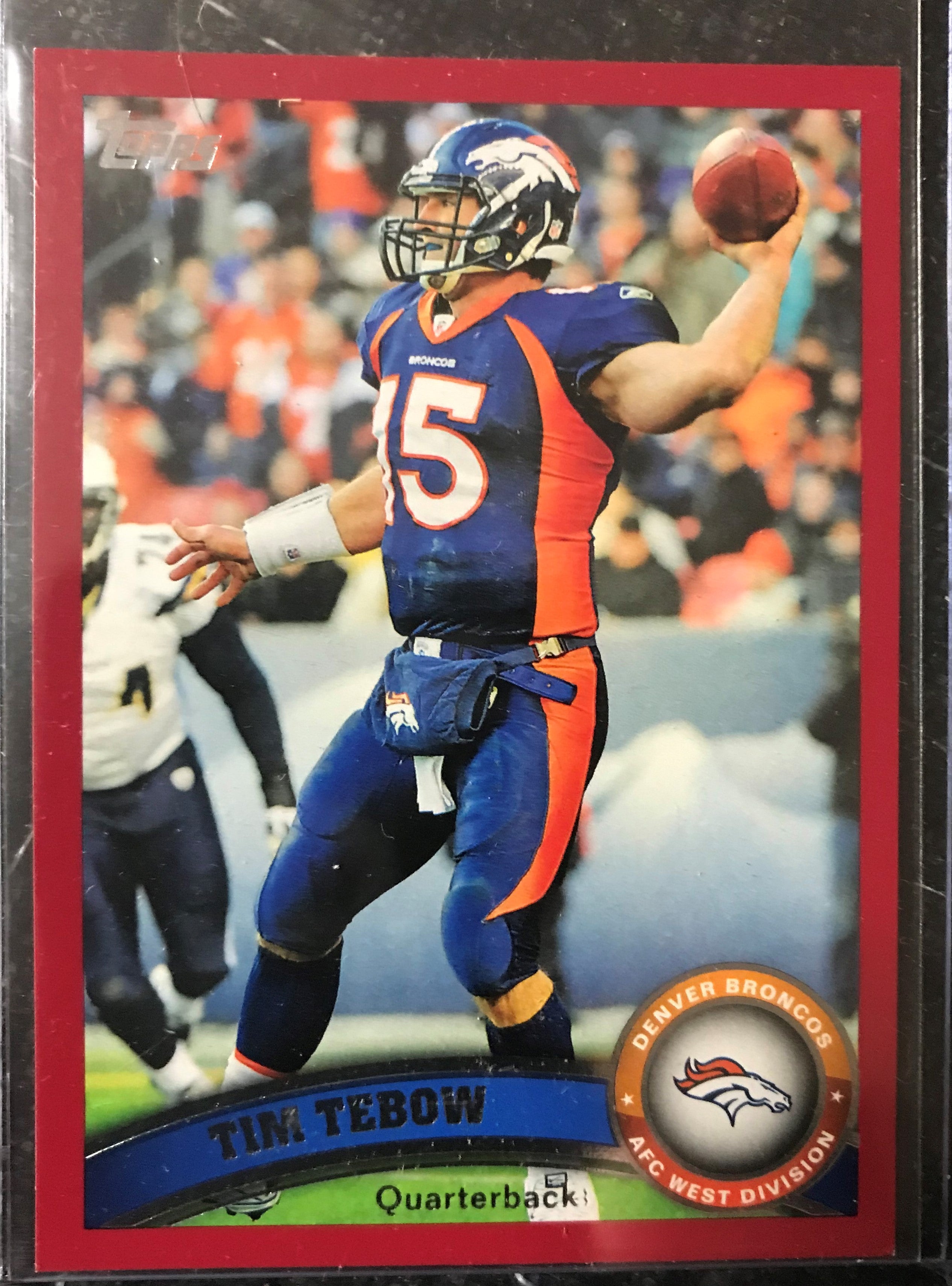 2011 Topps #210 Tim Tebow - Denver Broncos (Football Cards)