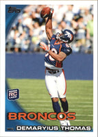 Demaryius Thomas 2010 Topps Football Series Mint ROOKIE Card #275
