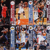 2012 2013 Panini Threads High Flyers Insert Set with Lebron James and Kobe Bryant Plus