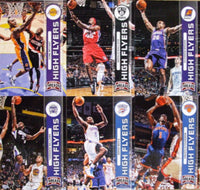 2012 2013 Panini Threads High Flyers Insert Set with Lebron James and Kobe Bryant Plus
