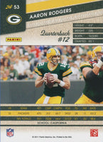 2011 Panini Threads Football Series Complete Set with Tom Brady and Aaron Rodgers Plus
