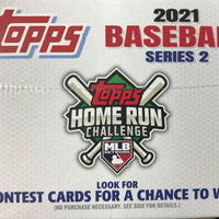 2021 Topps Baseball Series 2 Factory Sealed Blaster Box with an EXCLUSIVE Patch